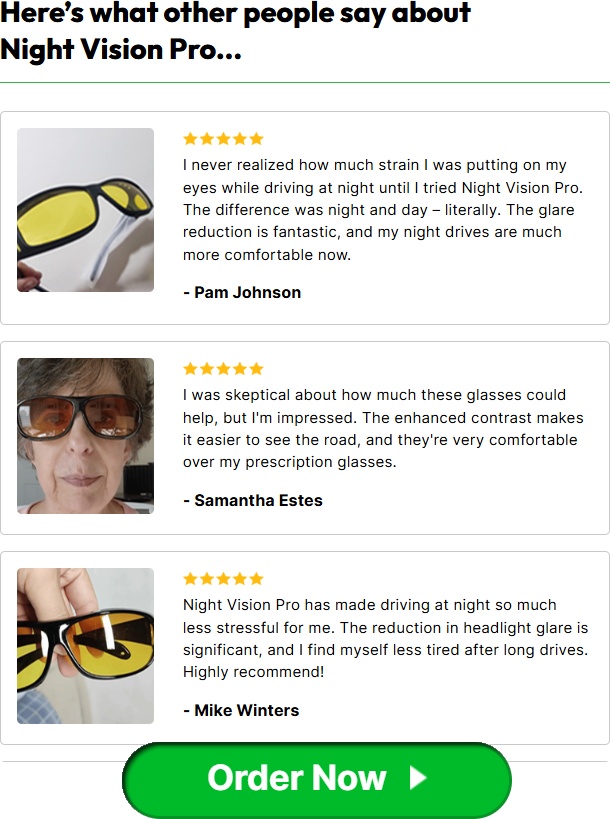 Night Vision Pro Glasses Customer  Reviews and Testimonials